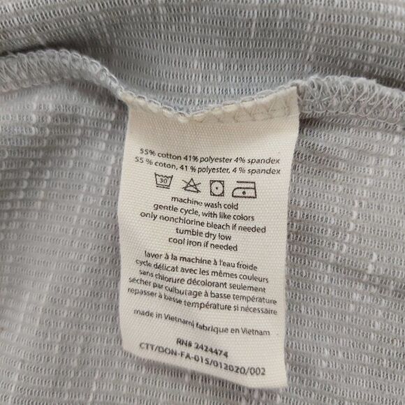 Donni Sandwash Open Cardigan Womens One Size Gray Ribbed Long Sleeve Casual - Picture 11 of 11